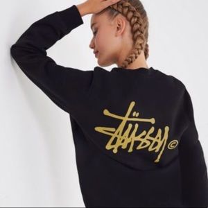 Stussy Basic Logo Crew-Neck Sweatshirt
